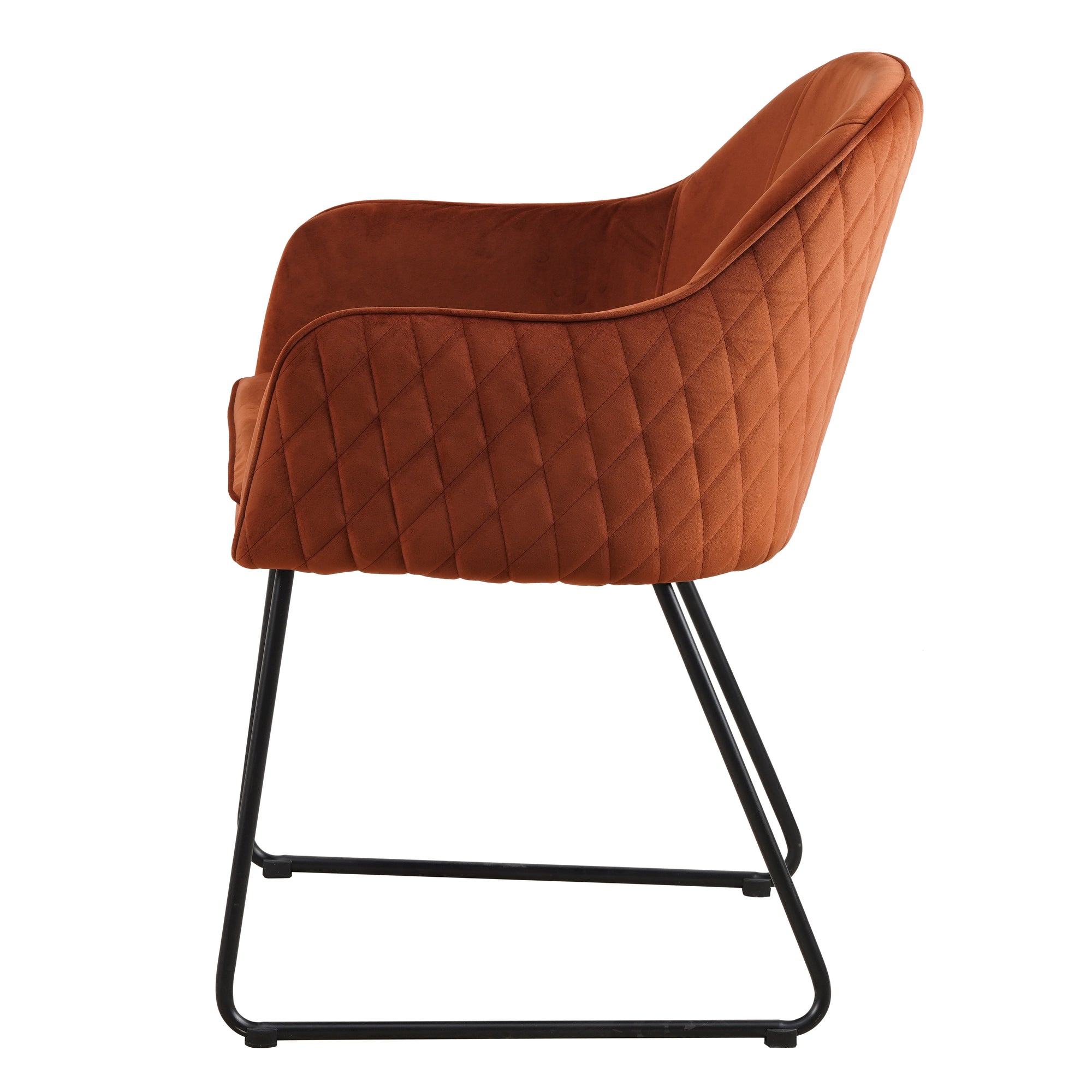 Benthe Rust Copper Velvet (set van 2)